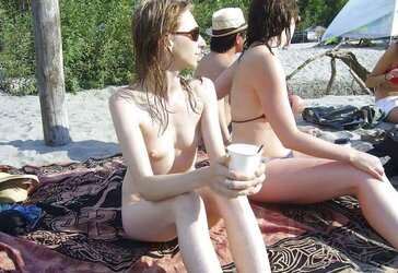Bare Beach Teenagers