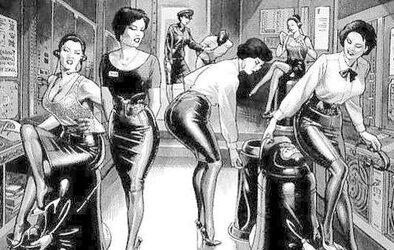 Retro DOMINATION & SUBMISSION Art by SARDAX