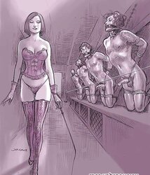 Retro DOMINATION & SUBMISSION Art by SARDAX