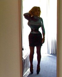 Trashy MUMMY Mega-Slut with Fake Fun Bags!