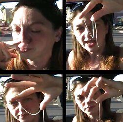 Schnodder lecken - Snot eating
