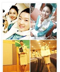 Korean air hostess creampie