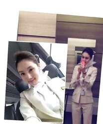 Korean air hostess creampie