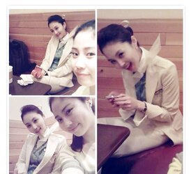 Korean air hostess creampie