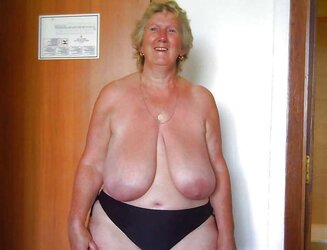 Youthfull Old Plumper Meaty Saggy Boobies