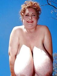 Youthfull Old Plumper Meaty Saggy Boobies