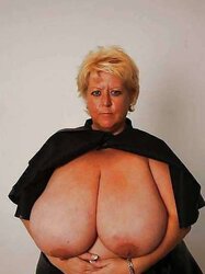 Youthfull Old Plumper Meaty Saggy Boobies