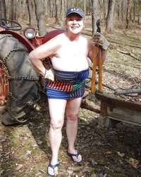 Mature and Grannies clad bikinis and undergarments