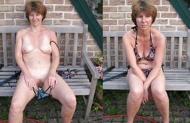 Mature and Grannies clad bikinis and undergarments