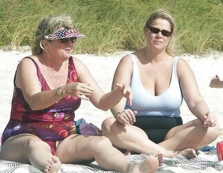 Mature and Grannies clad bikinis and undergarments
