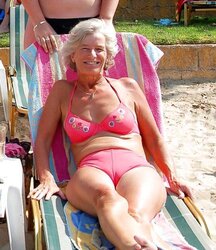 Mature and Grannies clad bikinis and undergarments