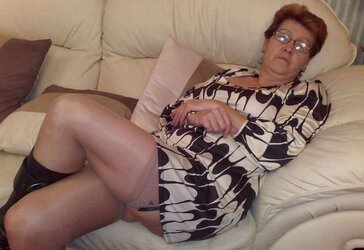 Mature and Grannies clad bikinis and undergarments
