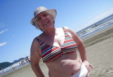 Mature and Grannies clad bikinis and undergarments
