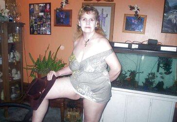 Mature and Grannies clad bikinis and undergarments