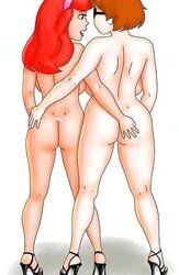 Girl-On-Girl Cartoon from tata tota girl/girl blog