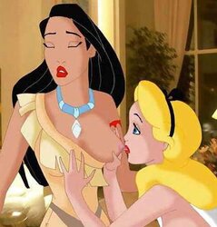Girl-On-Girl Cartoon from tata tota girl/girl blog