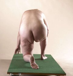 Jirina getting on all fours