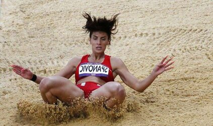 Serbian woman sport starlet Ivana Spanovic