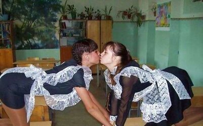 Russian shoolgirls