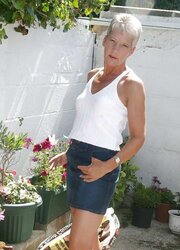 Luxurious Granny lovin’ her Garden
