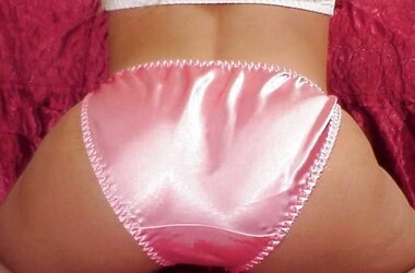 Satin g-string - back sight