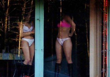 Hookers at work (two)