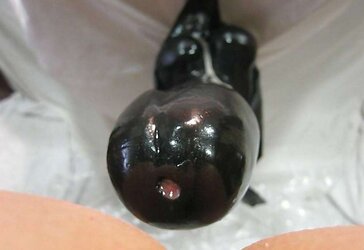 My booty wants to pound a large faux-cock