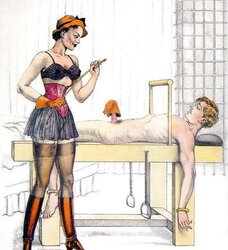 female domination-DOMINATION & SUBMISSION-Cartoon