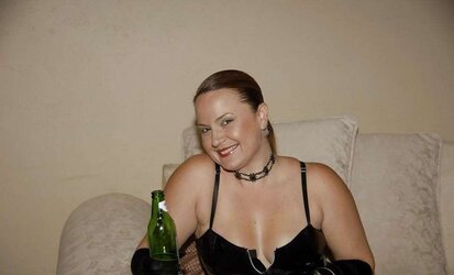 White MOM enjoys giant ebony man-meat and BEER