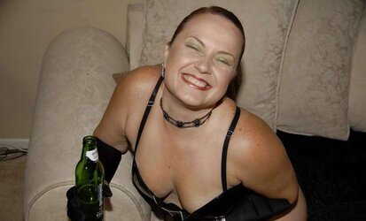 White MOM enjoys giant ebony man-meat and BEER