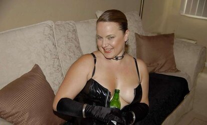White MOM enjoys giant ebony man-meat and BEER
