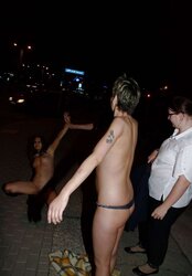 Soiree Nymphs in Public