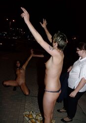 Soiree Nymphs in Public