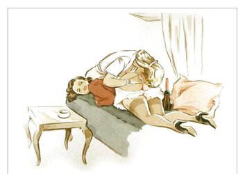 Them. Drawn Porn Art 14 - Enema trio by German (two) for crzs