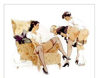 Them. Drawn Porn Art 14 - Enema trio by German (two) for crzs
