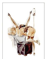 Them. Drawn Porn Art 14 - Enema trio by German (two) for crzs