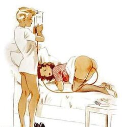 Them. Drawn Porn Art 14 - Enema trio by German (two) for crzs