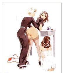 Them. Drawn Porn Art 14 - Enema trio by German (two) for crzs