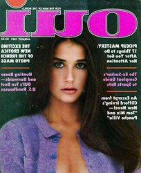 Demi Moore Oui Magazine January 1981 Issue