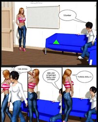 Multiracial ComiXXX - BlackonWhite3D - Candie