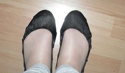 Ballerina flats fetish