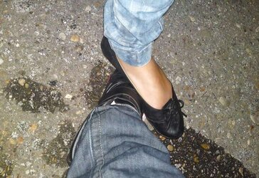 Ballerina flats fetish