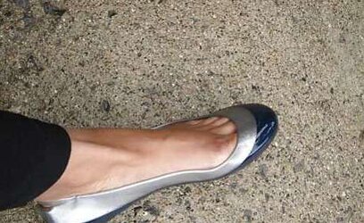 Ballerina flats fetish