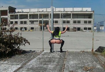 Gina White and Sascha Noir Outdoor in Austria