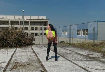 Gina White and Sascha Noir Outdoor in Austria