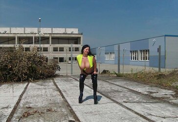 Gina White and Sascha Noir Outdoor in Austria
