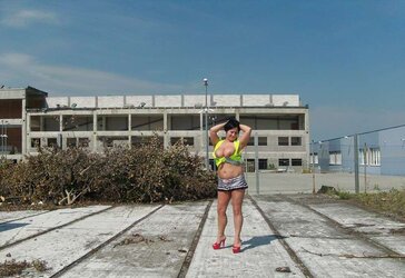 Gina White and Sascha Noir Outdoor in Austria
