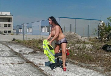 Gina White and Sascha Noir Outdoor in Austria