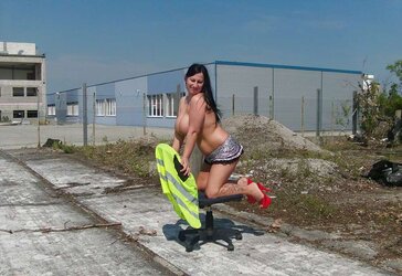Gina White and Sascha Noir Outdoor in Austria