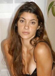 Leather bathing suit latina